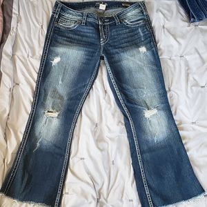 Silvers Twisted Boot Cut Jeans